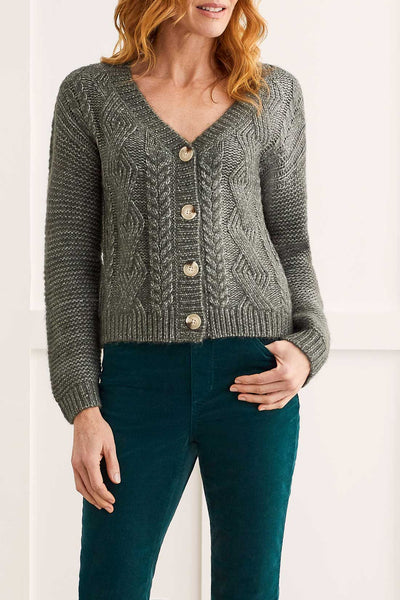 Women's Elan Oatmeal Sweater Cardigan