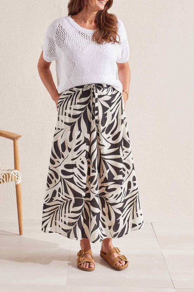 Tribal  Spring/Summer 2024 1806O/3928-Pull On Skirt-French Oak - The Coach Pyramids