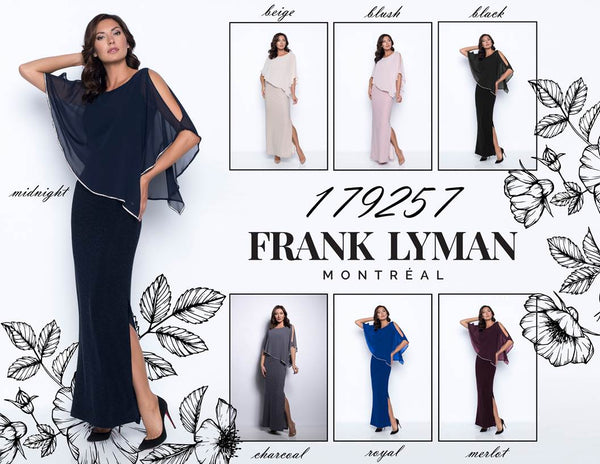 Frank Lyman Midnight Blue Knit Dress Style 034 main image 1
