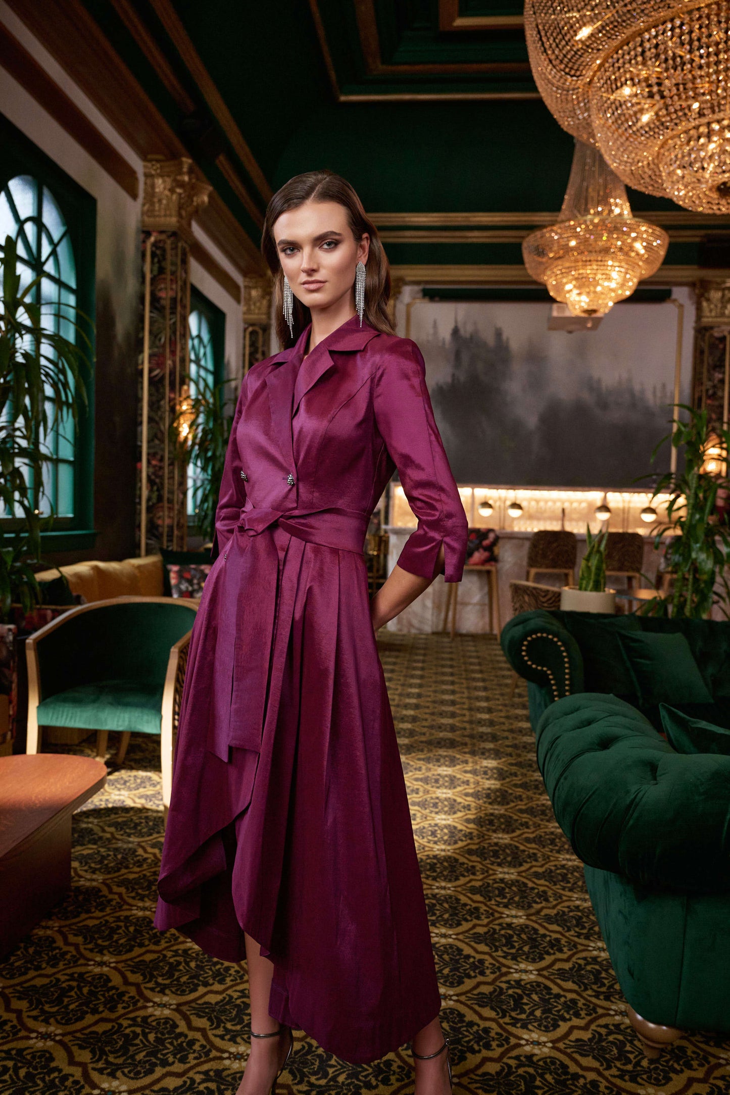 dress designer joseph ribkoff Joseph Ribkoff Twilight Trumpet Gown Style 243729