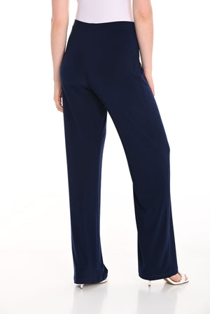 Frank Lyman Spring 2025-006-315-Knit Pant-Dark Navy