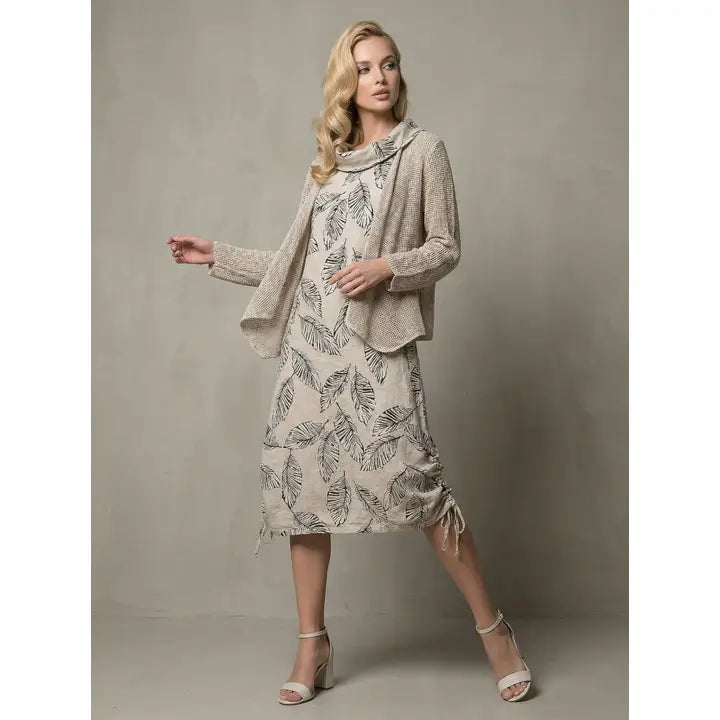 Linen Luv-TP1682-110-French Linen Bolero-Sabbia - The Coach Pyramids