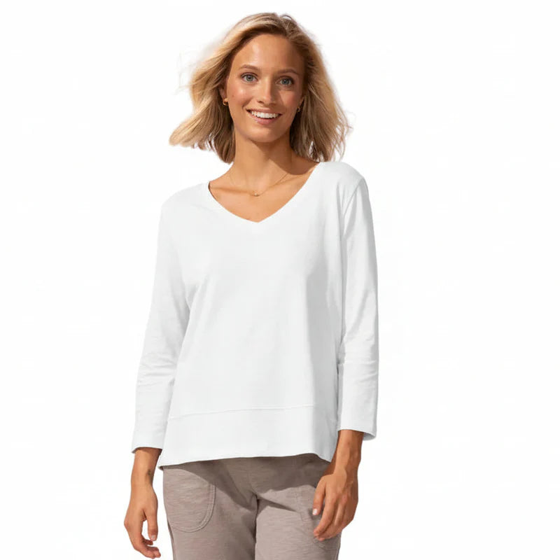 Habitat Escape-E10041-Easy V Tee Tee-White - The Coach Pyramids