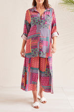 Tribal  Spring/Summer 2024-1006O-4572-Pull On Cover Up Capri-Limoncello - The Coach Pyramids