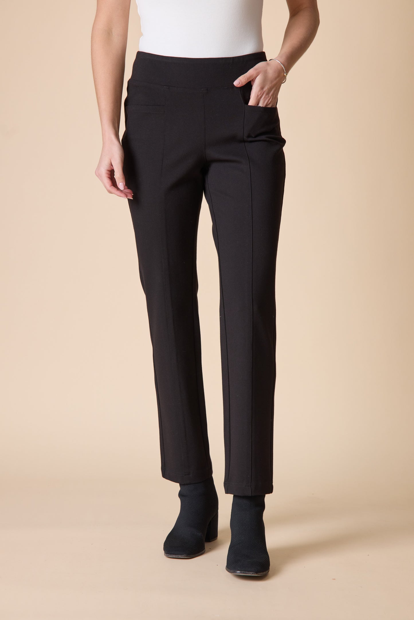 Habitat-H10661F6-Seamed Pocket Pant-Black - The Coach Pyramids