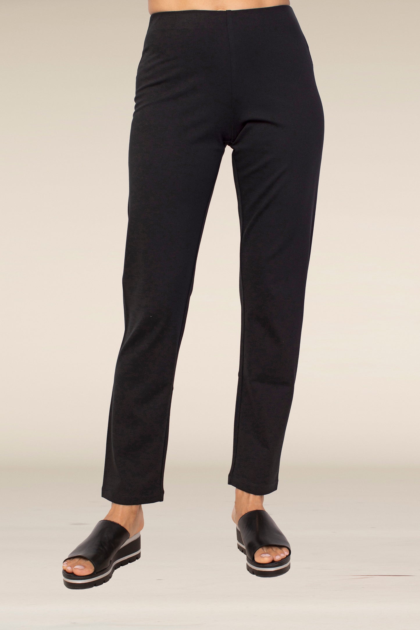 Habitat Fall 2024-H10671F4- Straight Pant-Black - The Coach Pyramids