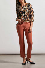 Tribal  Fall/Winter 2023-1097O/2020W-Pull On Pant- Copper - The Coach Pyramids