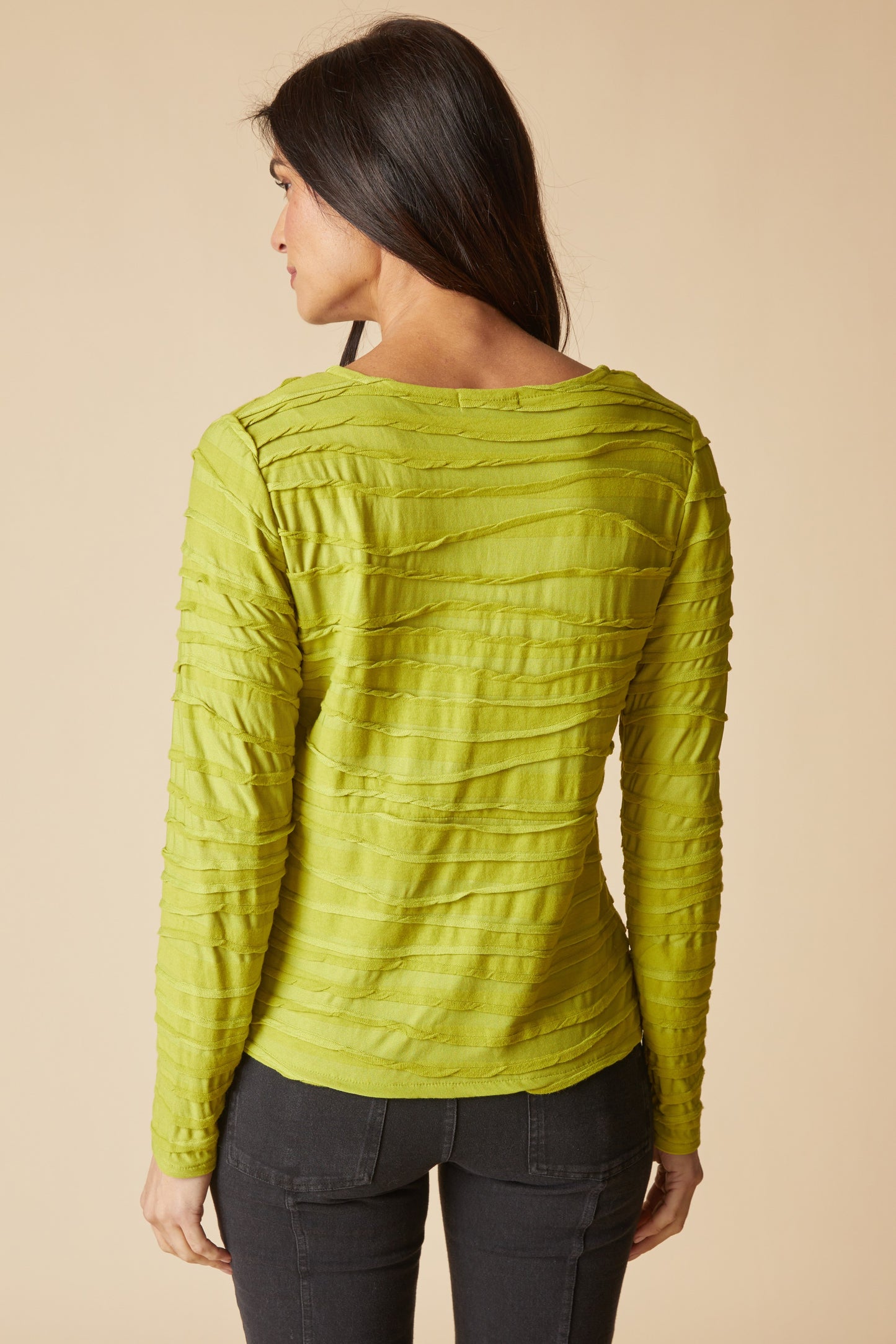 Habitat-H12001-Skyline Wrap Top-Lentil - The Coach Pyramids