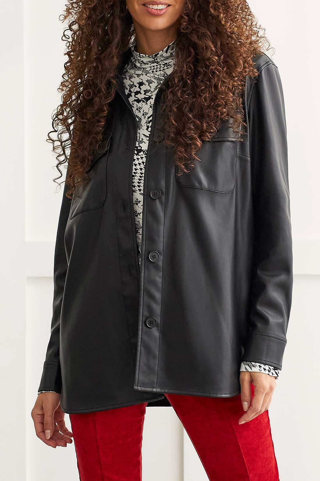 Tribal  Fall/Winter 2023-1213O/4610- Jacket -Black - The Coach Pyramids