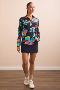 Tribal Spring/Summer 2025-1410O-3024-Performance Long Sleeve Top-Ruby - The Coach Pyramids