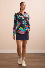 Tribal Spring/Summer 2025-1410O-3024-Performance Long Sleeve Top-Ruby - The Coach Pyramids