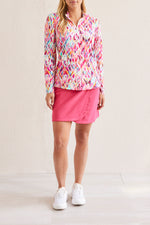 Tribal  Spring/Summer 2024-1410O-3024-Performance Top-Fuchsia Pink - The Coach Pyramids