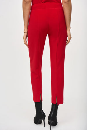 Joseph Ribkoff Fall  2024 -143105F24-Pant- Lipstick Red - The Coach Pyramids