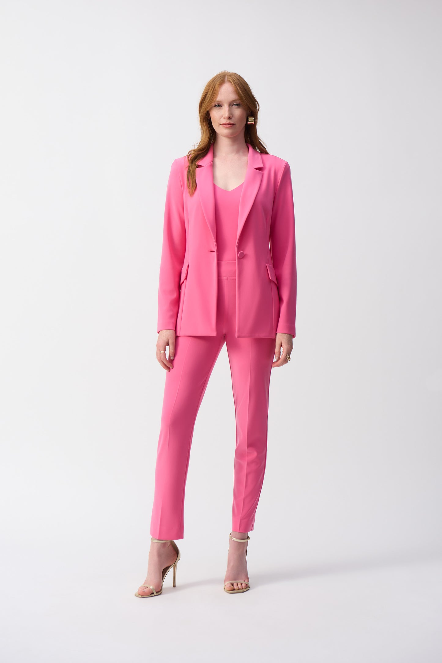 Joseph Ribkoff Spring 2025-143105S25-4356-Pant-Geranium - The Coach Pyramids
