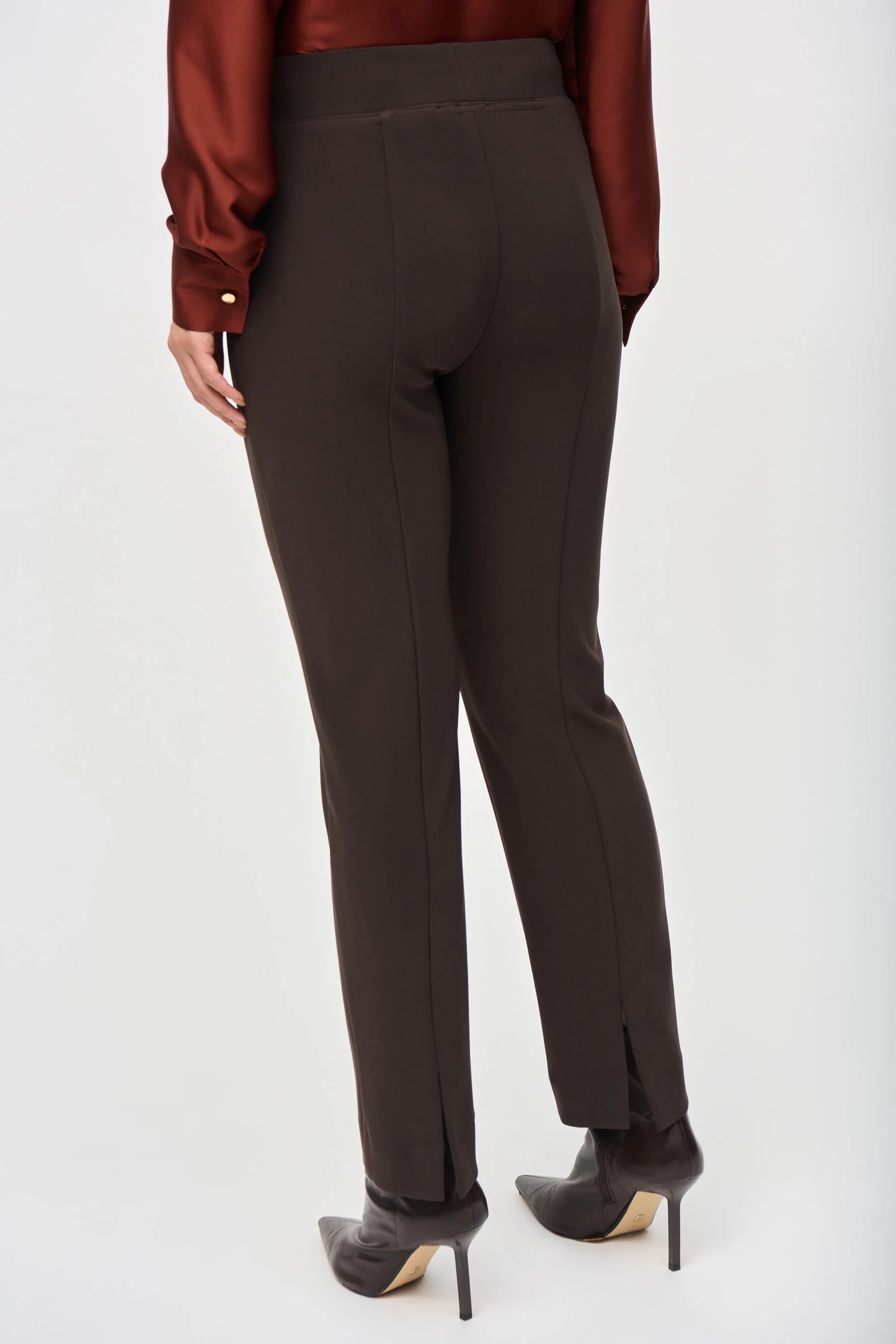 Joseph Ribkoff Fall 2025-143105F25-3799-Pant-Mocha - The Coach Pyramids