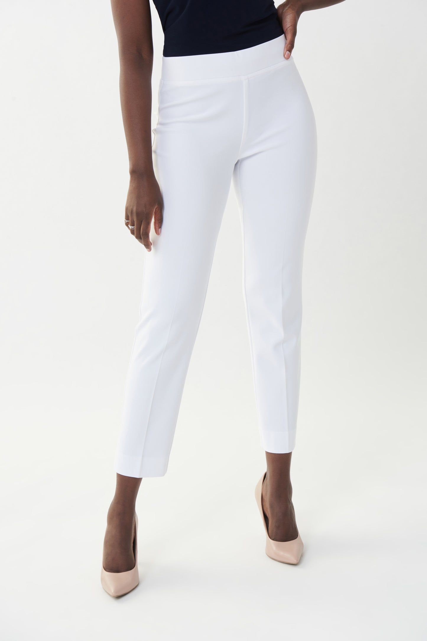 Joseph Ribkoff Pant 143105 - 12 - White - Essential - The Coach Pyramids
