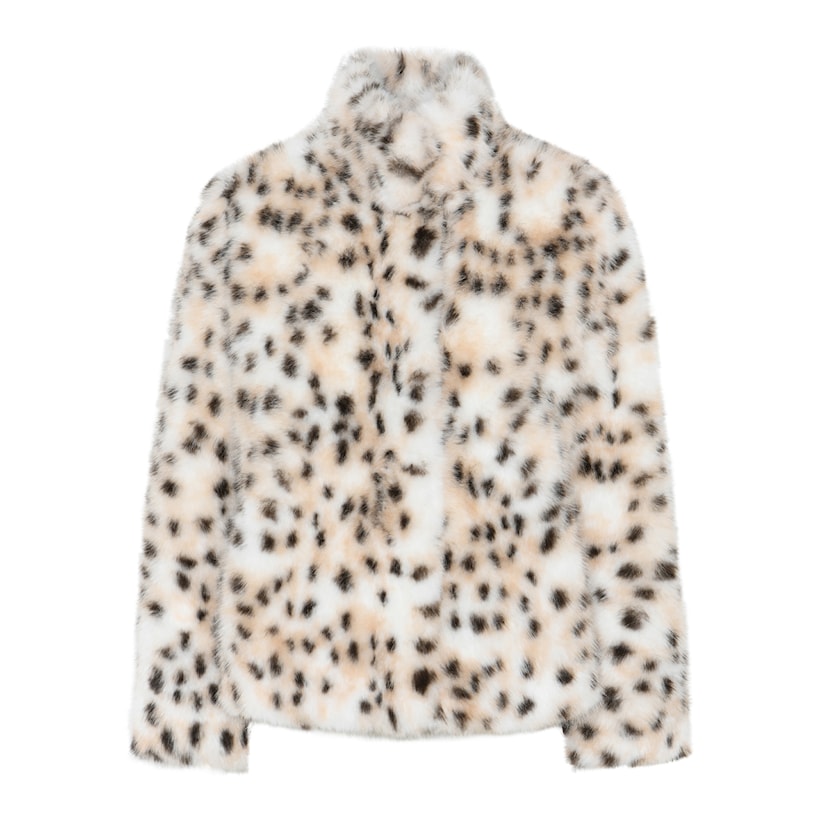 Micha Fur Coat in Snow Leo 145-264 - The Coach Pyramids
