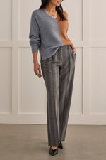 Tribal  Fall/Winter 2023-1468O/3799- Trouser/Pleats -Blue Stone - The Coach Pyramids