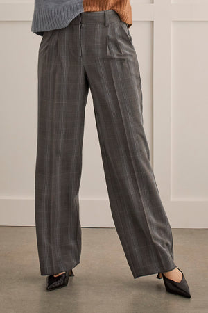 Tribal  Fall/Winter 2023-1468O/3799- Trouser/Pleats -Blue Stone - The Coach Pyramids