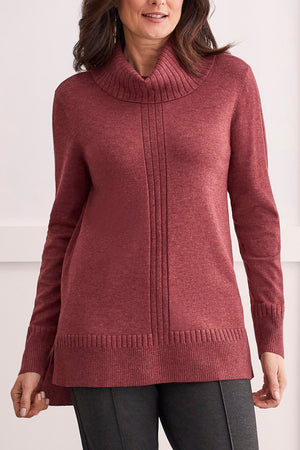 Tribal  Fall/Winter 2023-1472O/133-Sweater-Tibetan Red - The Coach Pyramids