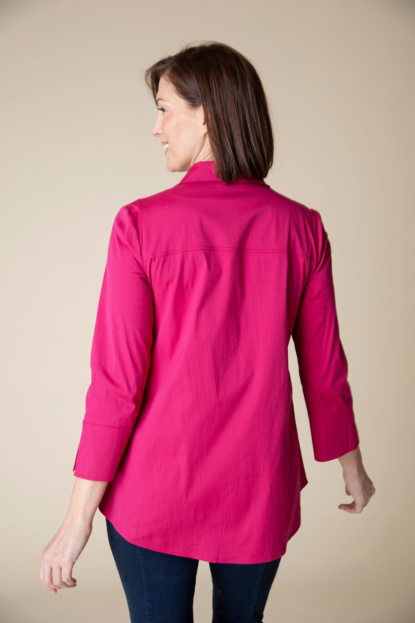 Habitat Fall 2024-H15019F4-Hiden Placket Shirt-Merlot - The Coach Pyramids