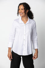 Habitat  Spring 2024-H15020S4-Double Collar Shirt-White - The Coach Pyramids