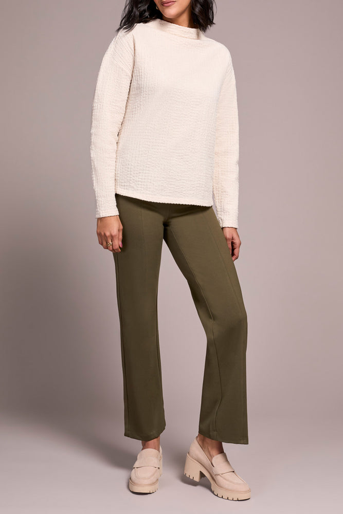 Tribal Fall 2025-1503O-8323-Long Sleeve Funnel Neck Dolman Top-Moon Stone - The Coach Pyramids