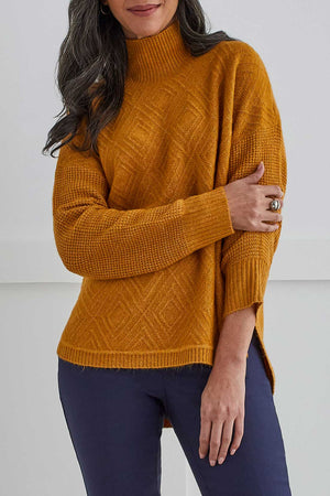 Tribal  Fall/Winter 2023-1528O/3590-Sweater-Marigold - The Coach Pyramids