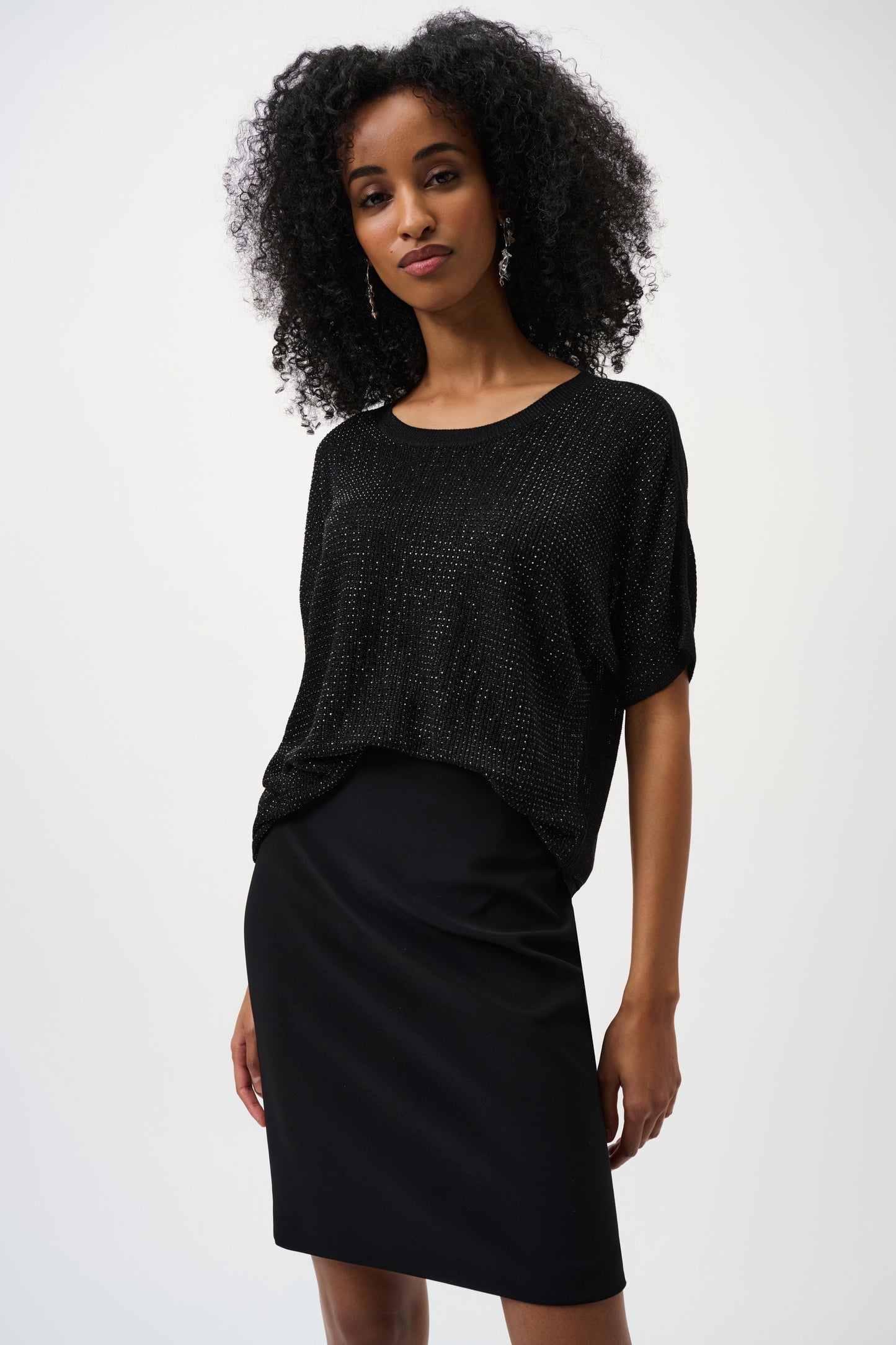 Joseph Ribkoff Skirt Style - 153071CO - 11 - Black - The Coach Pyramids