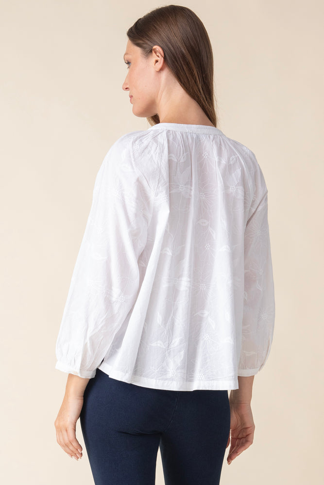 Habitat Spring/Summer 2025-H15500-Romance Shirt-White