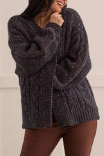 Tribal  Fall/Winter 2023-1557O/3844-Cardigan-Sapphire - The Coach Pyramids