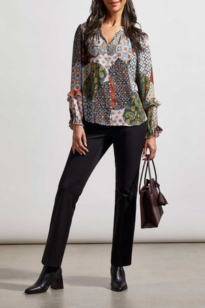 Tribal  Fall/Winter 2023-1581O/3858-Blouse-Baked Clay - The Coach Pyramids