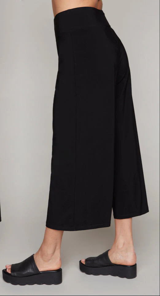 Compli K-1582-Womens Knit Pants-Black - The Coach Pyramids