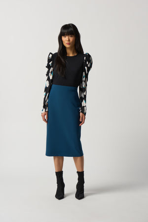 Joseph Ribkoff Fall 2023-163083TT-Skirt-Nightfall - The Coach Pyramids