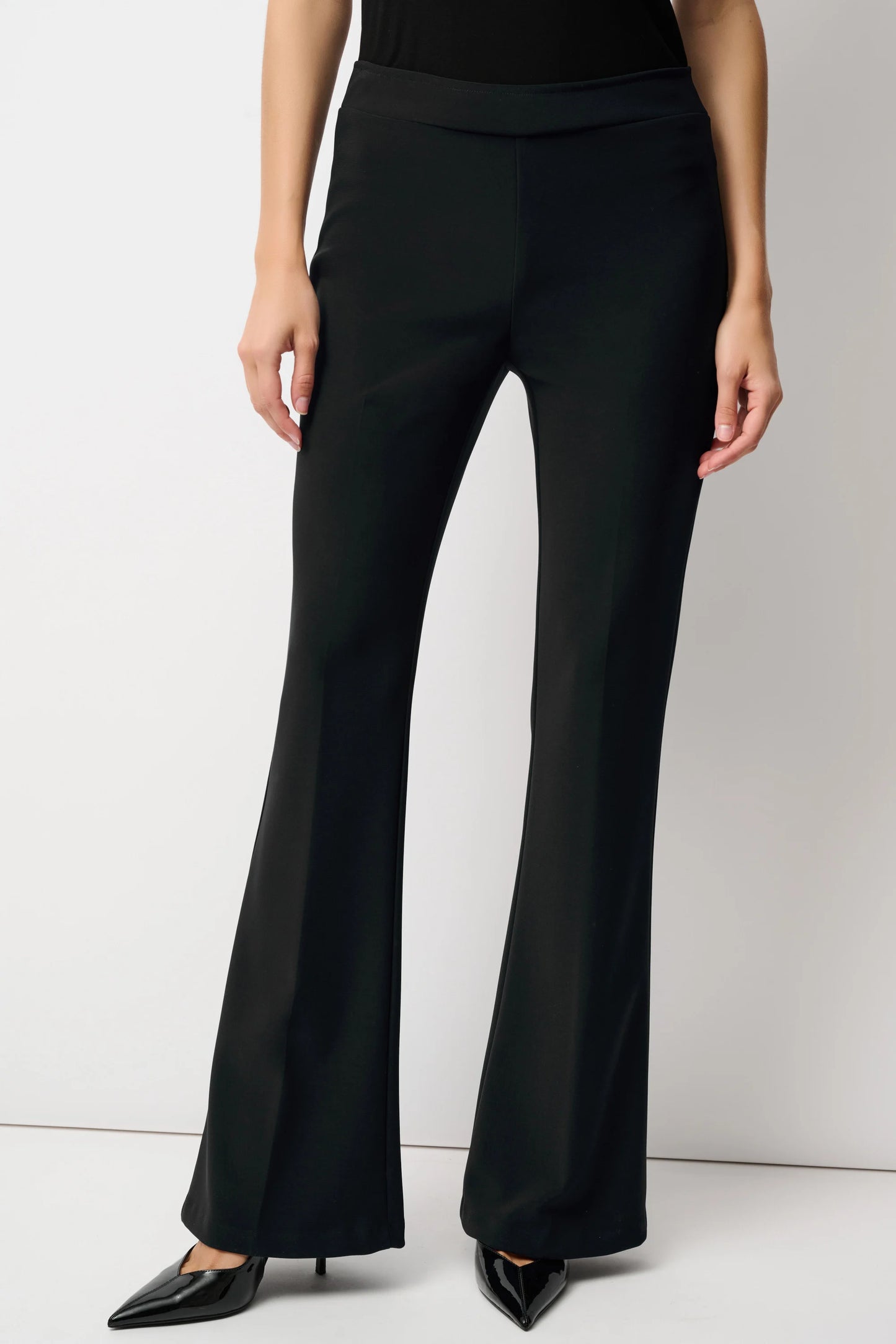 Joseph Ribkoff Classic Flared Pant 163099 - 11 - Black - Essential - The Coach Pyramids