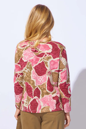 Habitat Escape Fall/Winter 2025-E17325-Stepped Hem Boxy Tee-Rose - The Coach Pyramids
