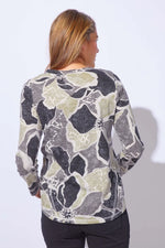 Joseph Ribkoff Printemps 2024 -241718-Robe-Gris/Multi