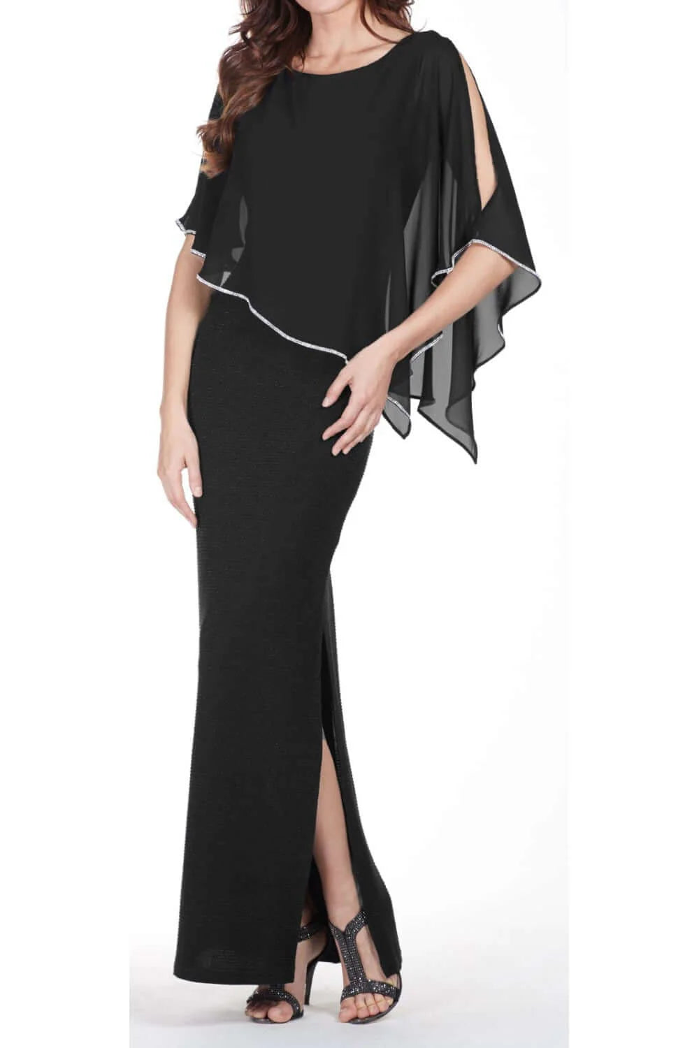Frank Lyman Knit Dress 179257 - Black - The Coach Pyramids