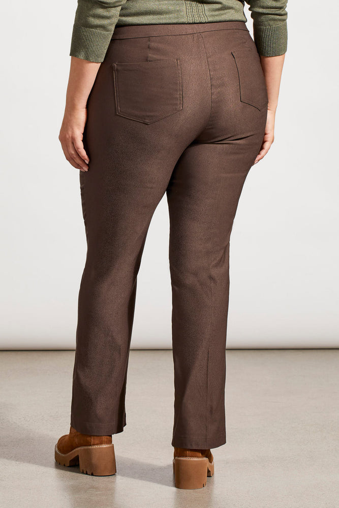 Tribal Fall 2024-1859V/1254-Flatten It Pull On Pant-Coffee