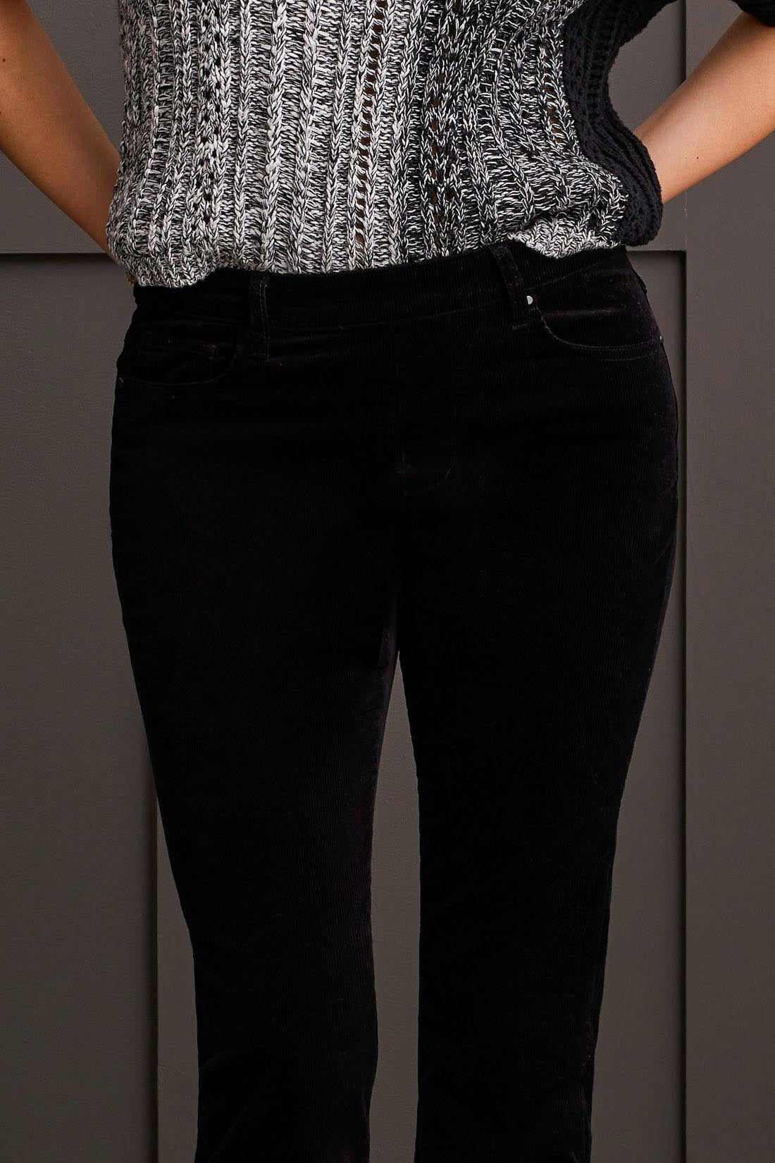 Tribal Fall 2024- 1889O/0002-Pull On 5 Pocket Pant-Black - The Coach Pyramids