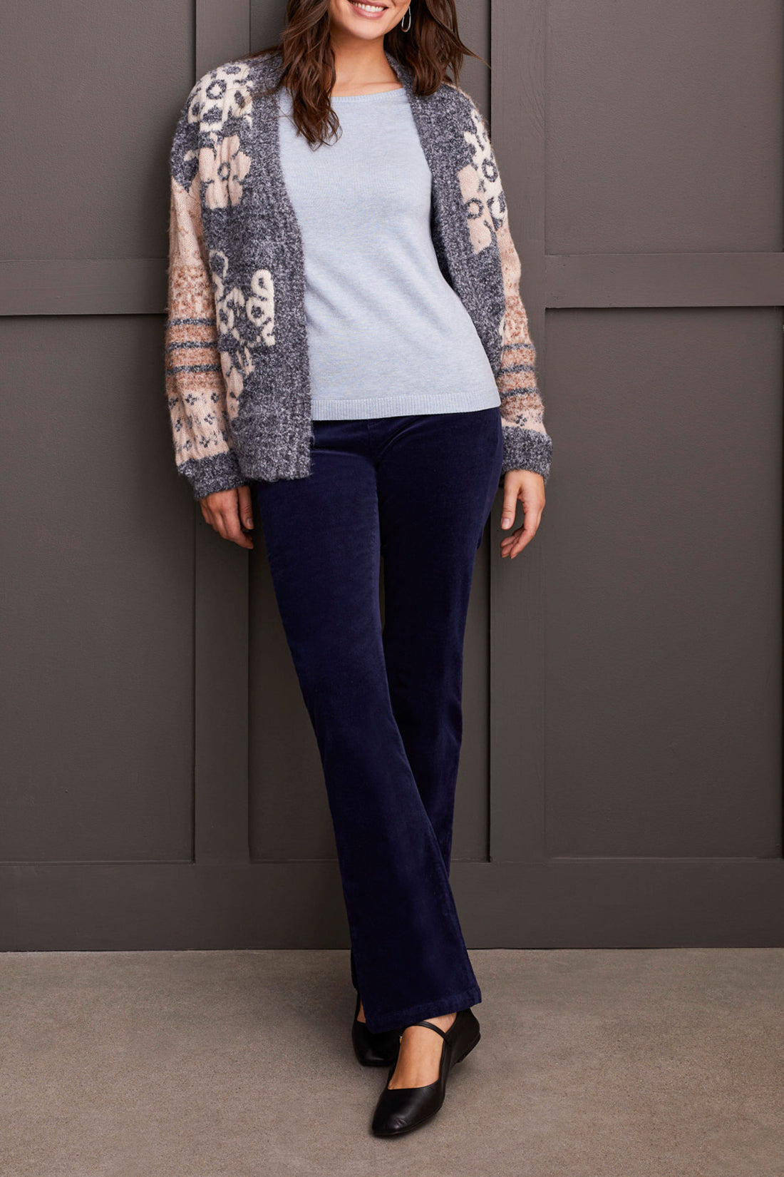 Tribal Fall 2024-1919O/1190-Boat Neck Sweater-Glacier - The Coach Pyramids
