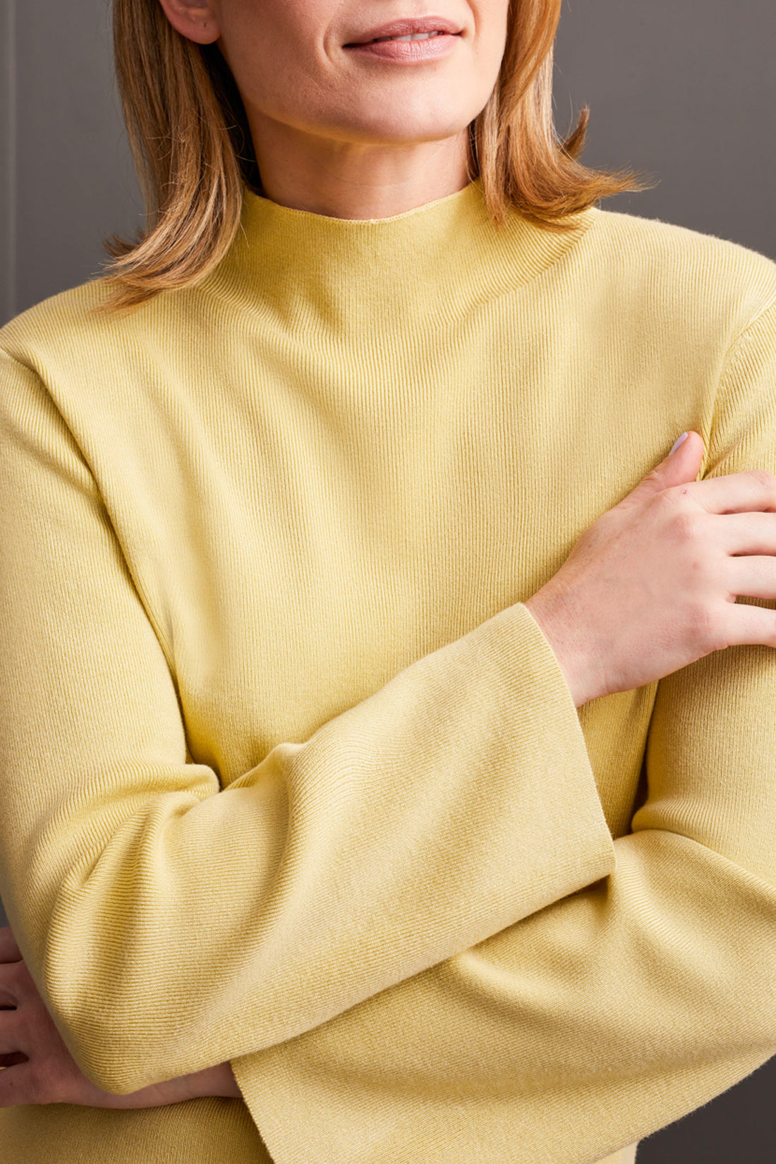 Tribal Fall 2024-1921O/0367-Funnel Neck Sweater-Bordeaux - The Coach Pyramids