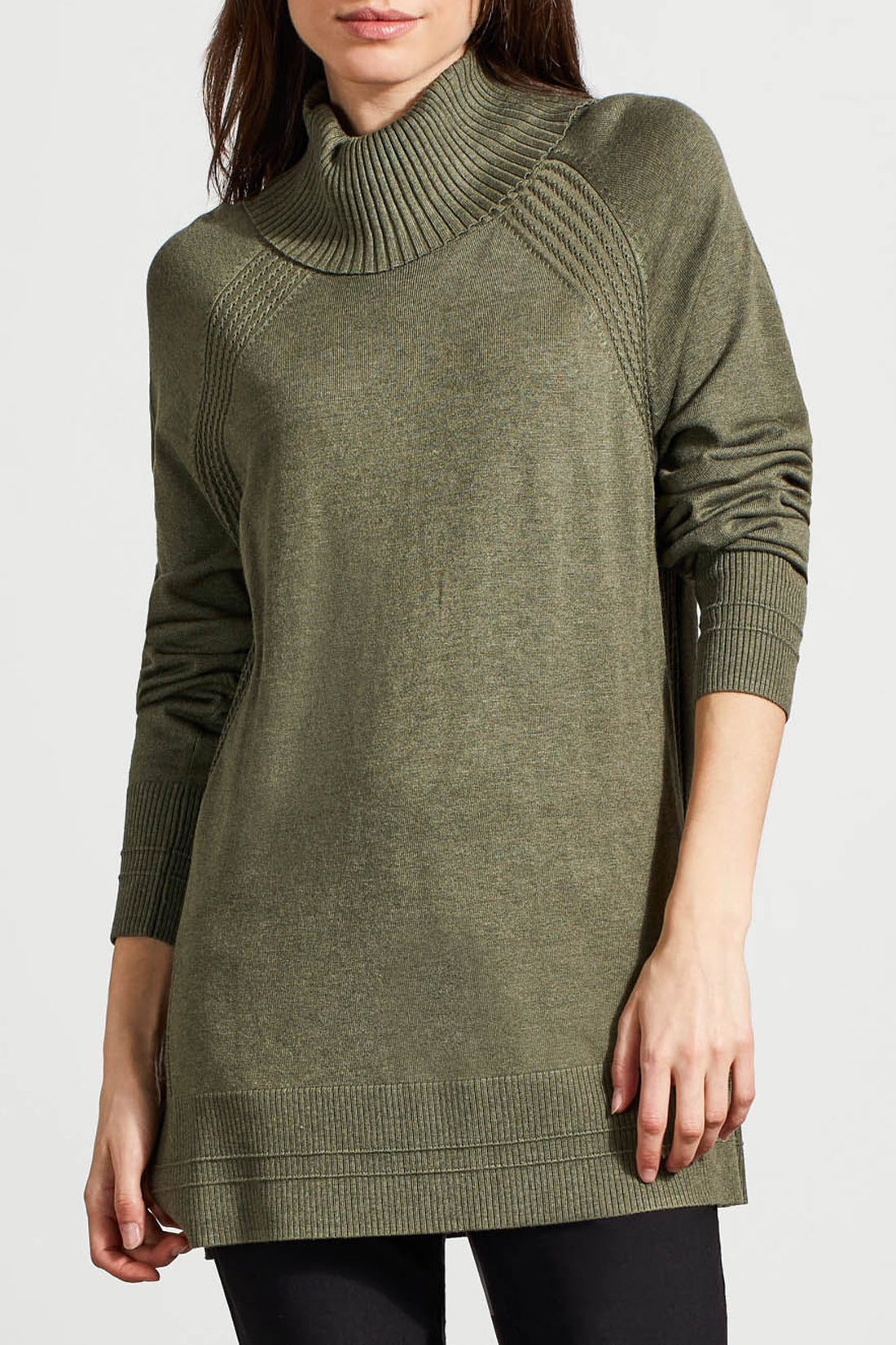 Tribal Fall 2024-1923O/0489-Cowl Neck Sweater-Orchid - The Coach Pyramids