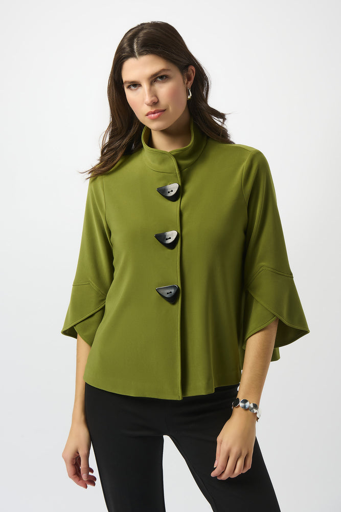 Joseph Ribkoff Fall 2025-193198F25-4430-Jacket-Medallion - The Coach Pyramids
