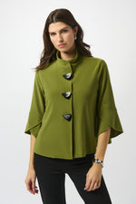 Joseph Ribkoff Fall 2025-193198F25-4430-Jacket-Medallion - The Coach Pyramids