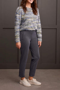 Tribal Fall 2024-1941O/0805-Pull On Ankle Pant-Sapphire - The Coach Pyramids