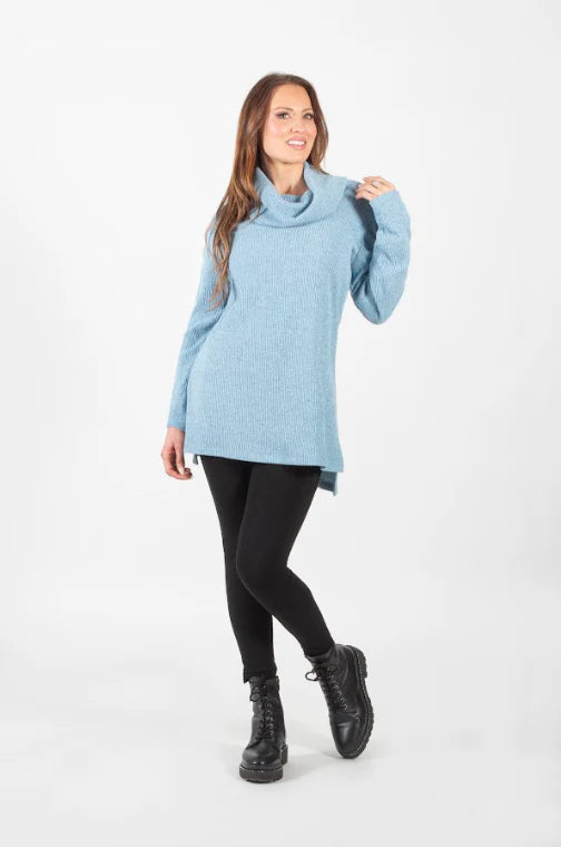 Pure Essence Fall/Winter 2024-251-4780-Tunic-Blue - The Coach Pyramids
