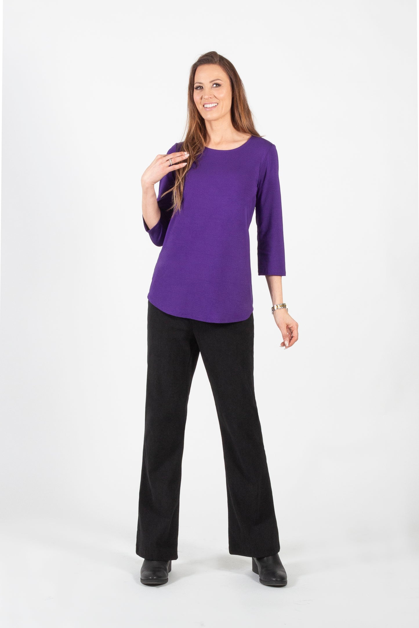 Pure Essence Fall/Winter 2024-210-4769F-Top-Navy - The Coach Pyramids
