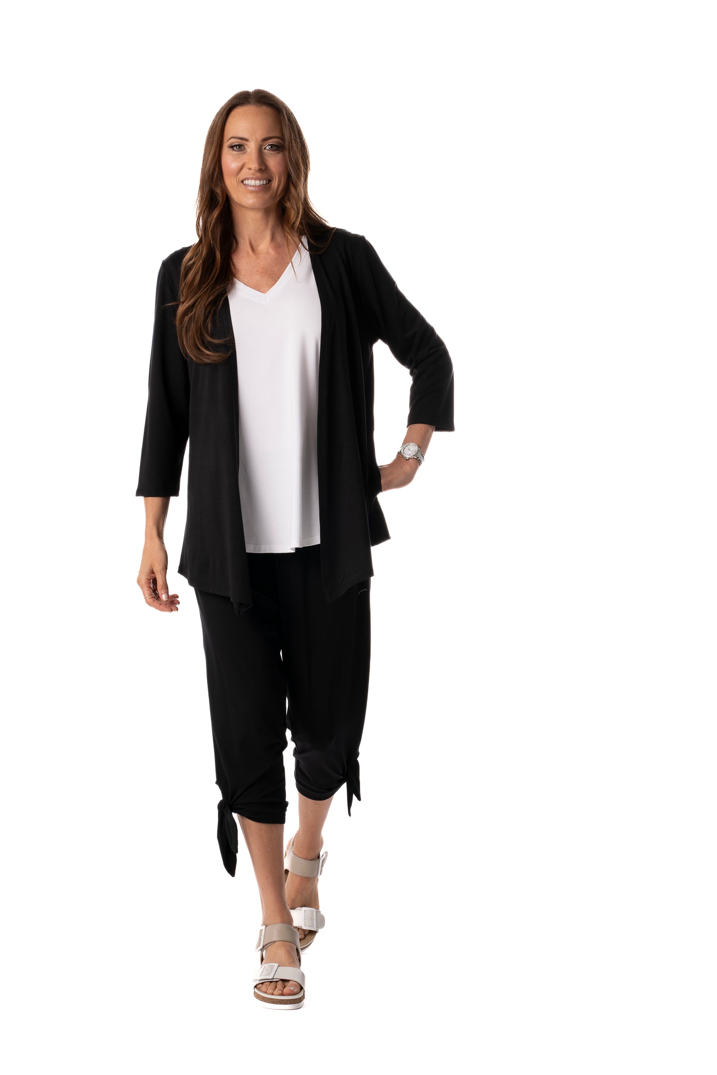 Pure Essence Spring/Summer 2025-210-7068-Cardigan-Denim - The Coach Pyramids