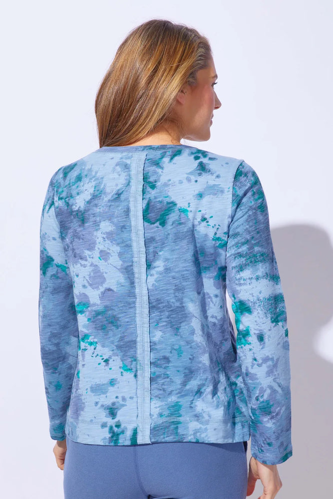 Habitat Escape Fall/Winter 2025-E21430-Stay Centered Tee-Indigo - The Coach Pyramids